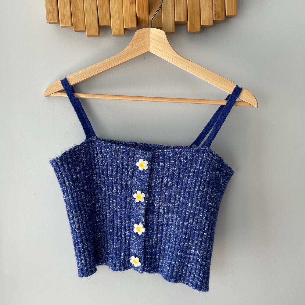 Daisy Woven Crop Top